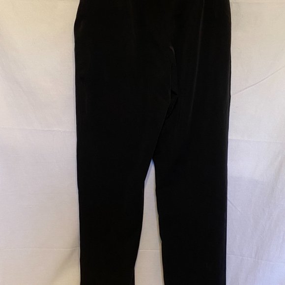 Jay Leslie ~Black ~Poliester Blend ~Zipper Front~2 Pockets~Trouser Pants ~Sz.10 - Picture 4 of 9
